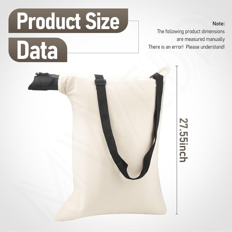 MWEDP 127-7040 Leaf Blower Vac Bag Compatible with Toro 137-2336, 108-8994 Leaf Blower 51436 51563 51581 51594 51599 51609 51618 51619 51621 - Image 3